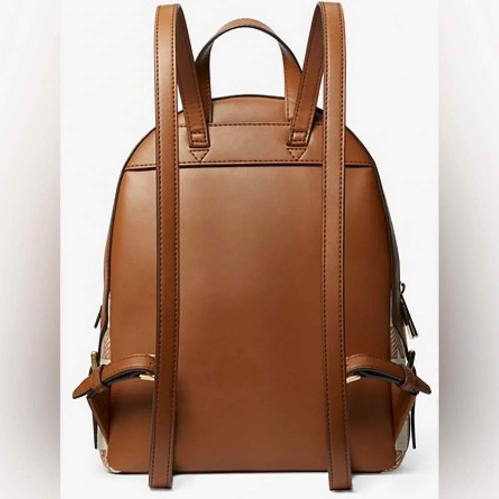 Michael Kors Jaycee Medium Logo Jacquard Backpack